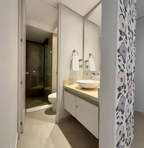 Ванная комната в Moderna suite cerca del mar