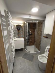 Koupelna v ubytování Apartment typu suite LE BLEU