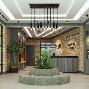 Vstupní hala nebo recepce v ubytování Air Hotel