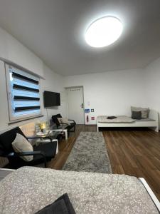 Et tv og/eller underholdning på Komfortables Einraum-Apartment in Weißenthurm + 13 billeder