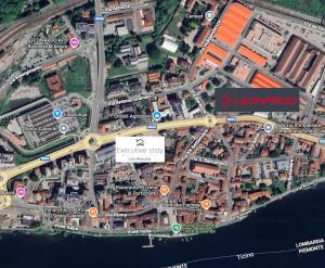 Nespecifikovaný výhled na destinaci Sesto Calende nebo výhled na město při pohledu z penzionu