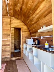 Una cocina o cocineta en Recanto Monte Trigo 72 fotos más