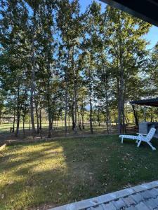 En have udenfor Villa Aria