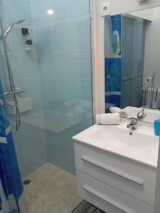 Koupelna v ubytování Bluehibiscus