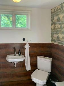 Ένα μπάνιο στο Historic Appartment By Mörrum River With Private Pier