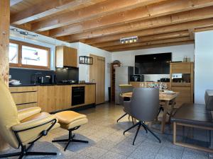 Kuchyň nebo kuchyňský kout v ubytování Ferienwohnung Richter