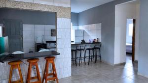 Køkken eller tekøkken på Residencial Vila Marambaia Itacaré