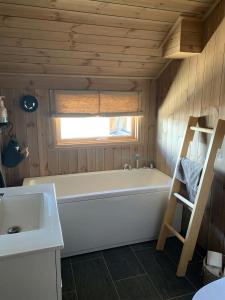 Koupelna v ubytování Cozy Cabin With Fantastic Mountain Views In Oppheimåsen