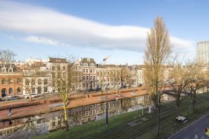Γενική άποψη της πόλης Ρότερνταμ ή θέα της πόλης από  αυτό το ξενοδοχείο διαμερισμάτων