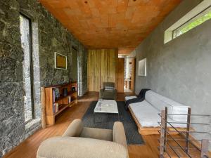 Posezení v ubytování El Sereno Amatlán, Tepoztlán