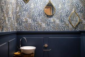 Ένα μπάνιο στο Appart cosy avec Spa - Liziec