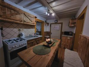 Η κουζίνα ή μικρή κουζίνα στο Drevenica M&P