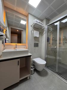 Koupelna v ubytování Park Dedeman City Alsancak