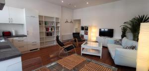 Kuchyň nebo kuchyňský kout v ubytování Charmante Zollhaus-Wohnung - 2 bis 3 Gäste nähe Schweiz