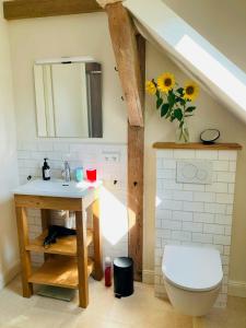 Ένα μπάνιο στο Idyllic Vacation Home In The Elbe Floodplains