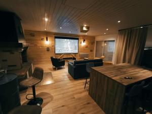 Χώρος καθιστικού στο Graon de bonheur