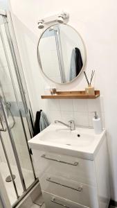 Koupelna v ubytování Résidence Zénith