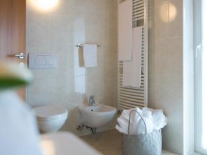 Koupelna v ubytování Hotel Blitzburg