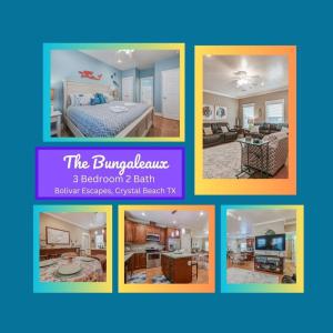 Ένα ή περισσότερα κρεβάτια σε δωμάτιο στο The Bungaleaux