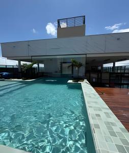 Hồ bơi trong/gần Excelente apartamento a 3 quadras da praia