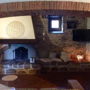 Χώρος καθιστικού στο Il Nido Di Delia