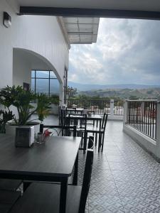 Balkón nebo terasa v ubytování Hotel Manadia