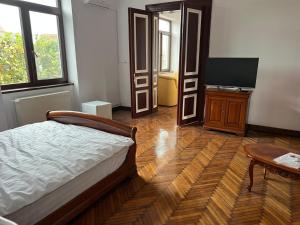 TV a/nebo společenská místnost v ubytování Conacul Maria