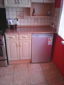 Η κουζίνα ή μικρή κουζίνα στο Kawalerka u MISKA