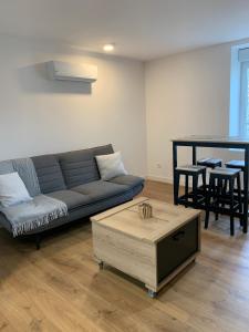 Χώρος καθιστικού στο Appartement F2 de 55 m2