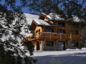 Το Chalet 5* au pied des pistes avec spa et sauna - FR-1-267-308 τον χειμώνα
