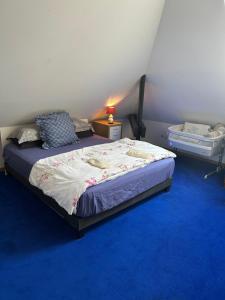 Ένα ή περισσότερα κρεβάτια σε δωμάτιο στο Villa grain de sel