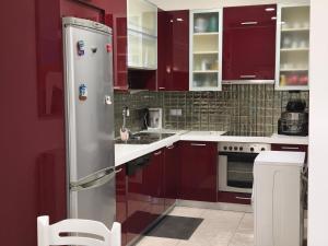 Η κουζίνα ή μικρή κουζίνα στο Art house M & F