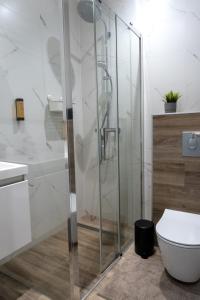 Koupelna v ubytování Modernes Apartment für Monteure, Projektteams und Durchreisende + 7 fotografií