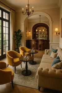 Khu vực ghế ngồi tại Hotel Boutique a metros del Río