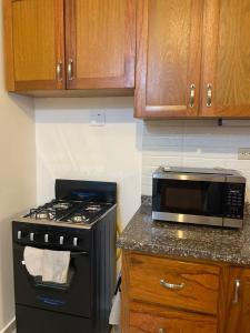 Η κουζίνα ή μικρή κουζίνα στο Modern 3-bedroom apartment in a gated residential community +37 φωτογραφίες