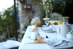 ห้องอาหารหรือที่รับประทานอาหารของ Antico Borgo Sanda Lago Maggiore