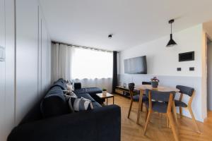 Телевизор и/или развлекательный центр в Apartmán Pradědův