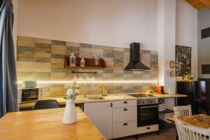 Kuchyň nebo kuchyňský kout v ubytování Lolf Rural