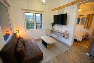 Μια τηλεόραση ή/και κέντρο ψυχαγωγίας στο Violette Forest Spa