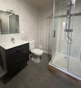 Et badeværelse på Gîte de La Ville Bresset + 33 billeder