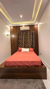 Ένα ή περισσότερα κρεβάτια σε δωμάτιο στο Best place appartement