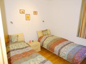 Postel nebo postele na pokoji v ubytování Ferienwohnung Sobek