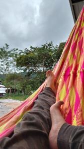 Sansalo的躺在吊床上的人