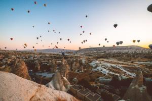 Nespecifikovaný výhled na hory nebo výhled na hory při pohledu z bed and breakfast