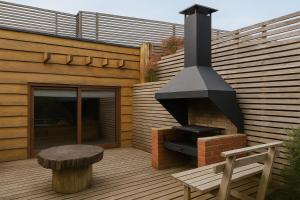 Εγκαταστάσεις μπάρμπεκιου για όλους τους επισκέπτες της παραθεριστικής κατοικίας