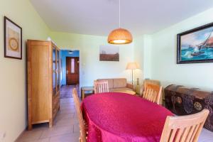 Posezení v ubytování Wuschels Hütt