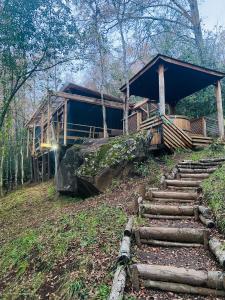 Zahrada ubytování Cabañas con Tinajas Mahuidas Panguipulli