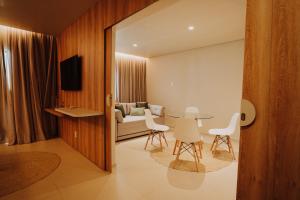 Μια τηλεόραση ή/και κέντρο ψυχαγωγίας στο Pousada Bosque da Serra