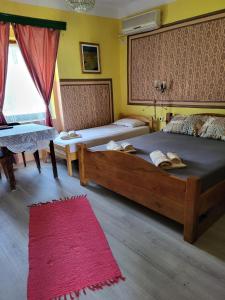 Postel nebo postele na pokoji v ubytování STD Kod Makse, kuca na jezeru Kraljevac