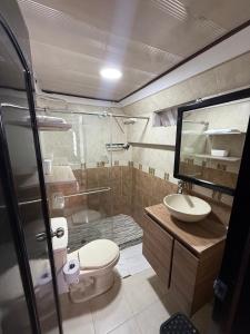 Ένα μπάνιο στο Casa Clara